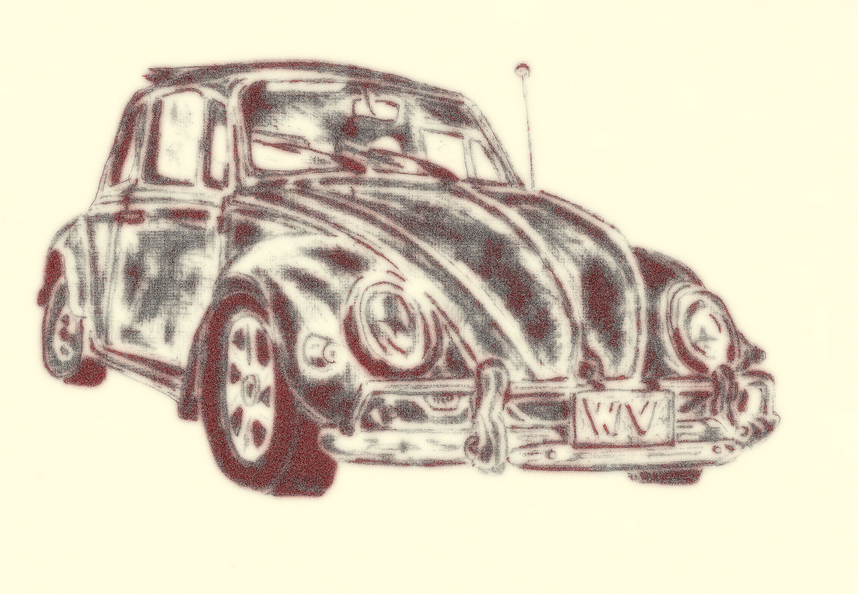 Old VW beetle