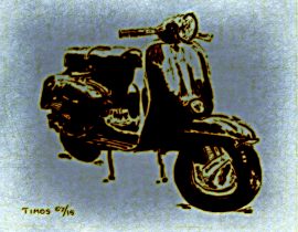 the iconic Vespa