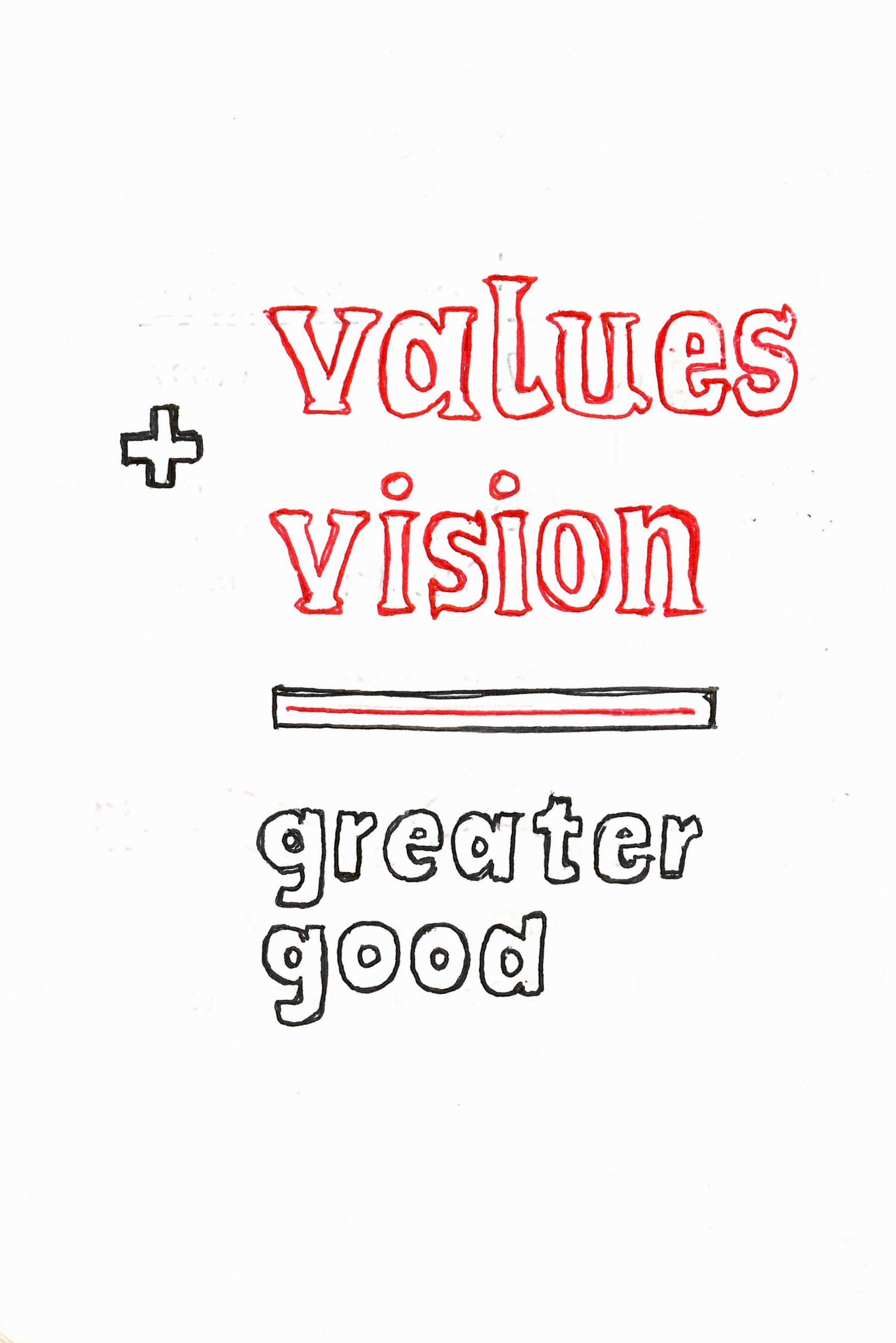 values + vision