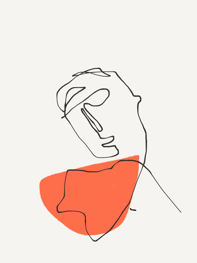 one-line portrait 4