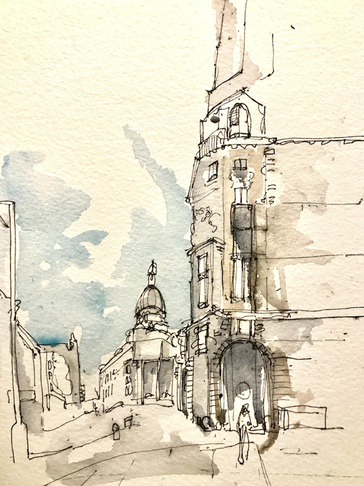 Hoxton, Sketching