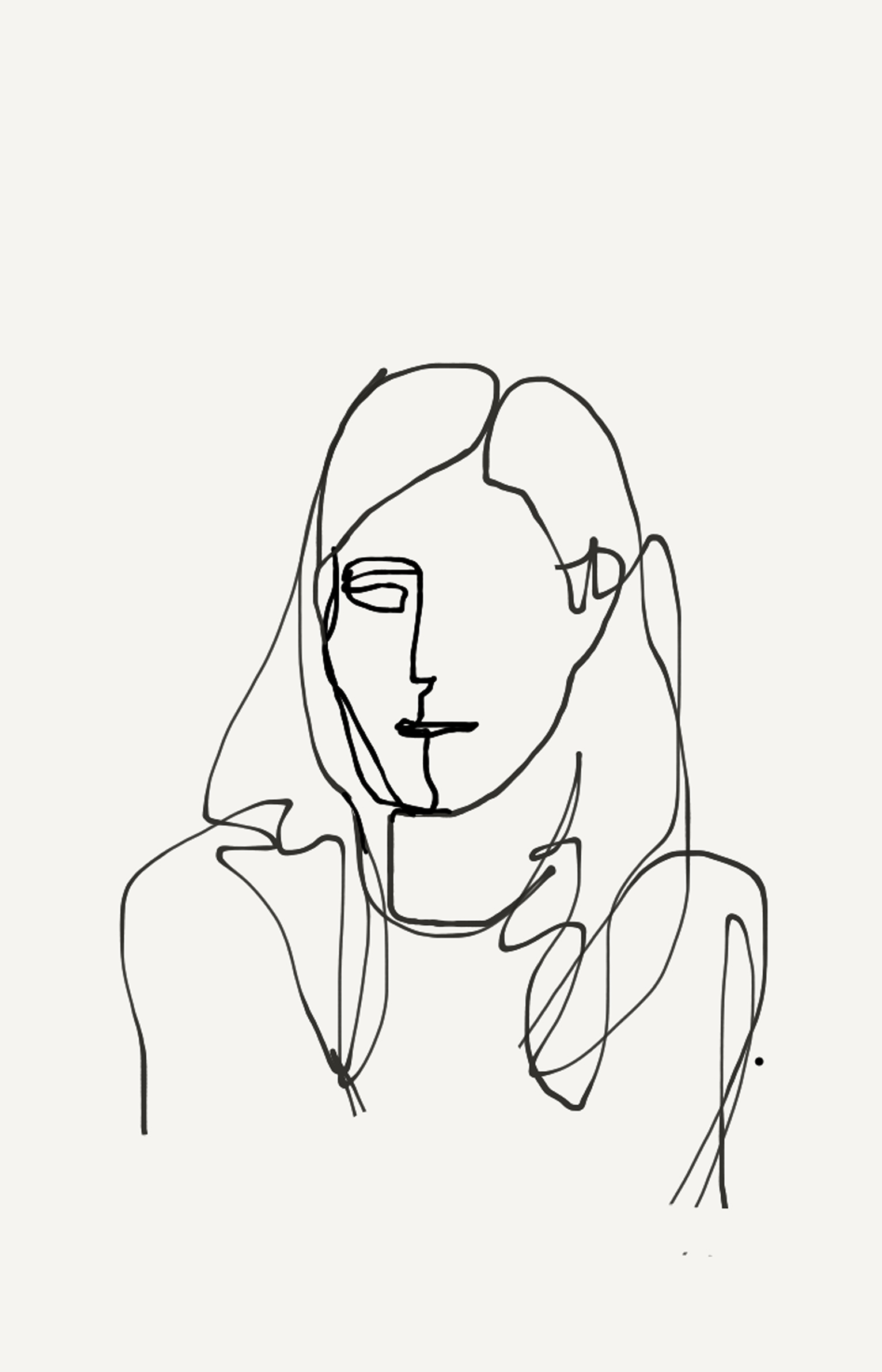 one-line portrait 2