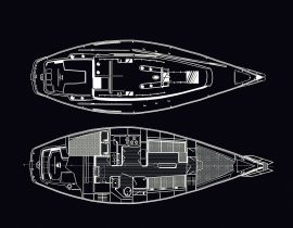 Catalina 38 – upper and lower deck