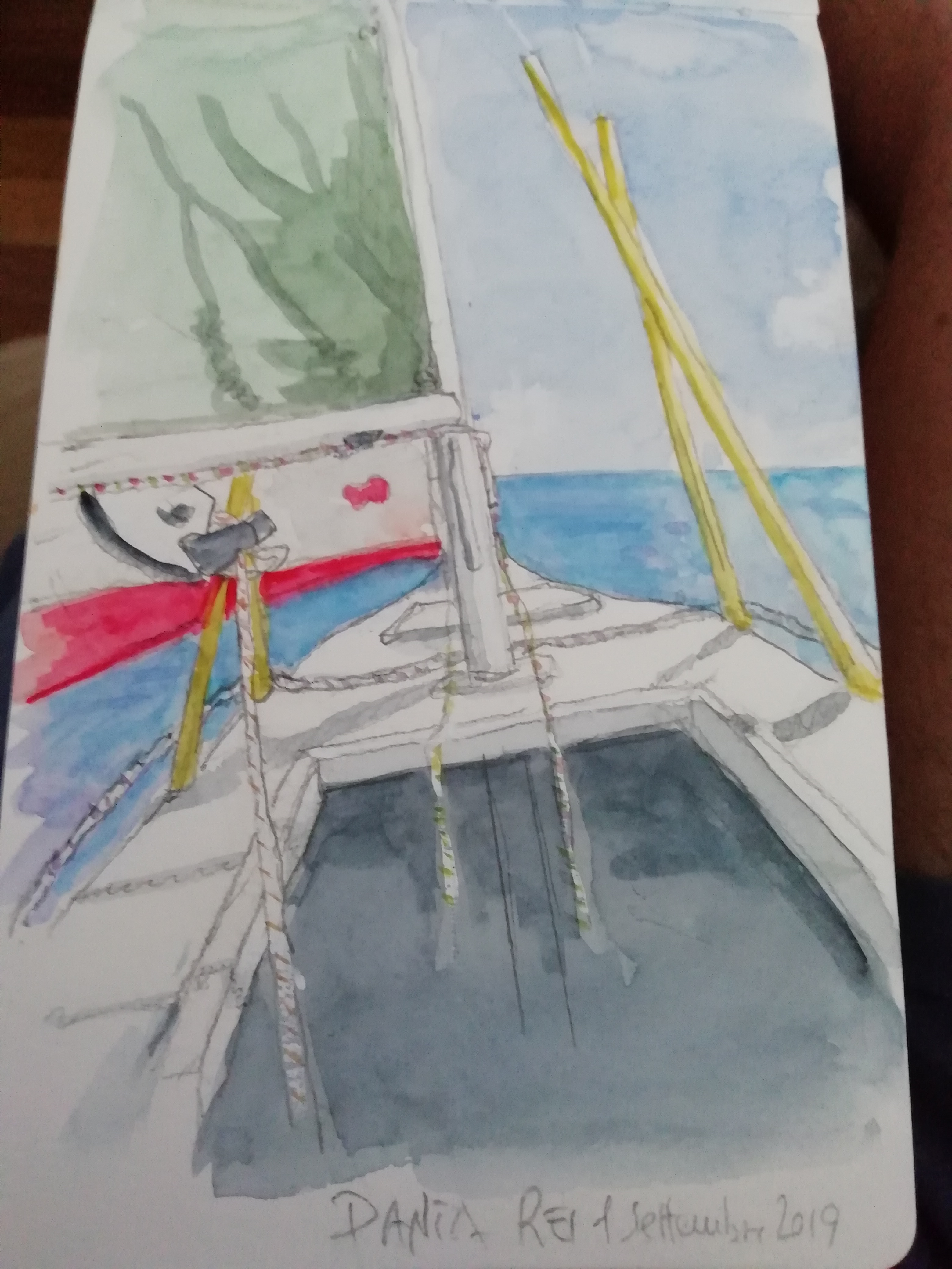 My sailboat PANTA REI