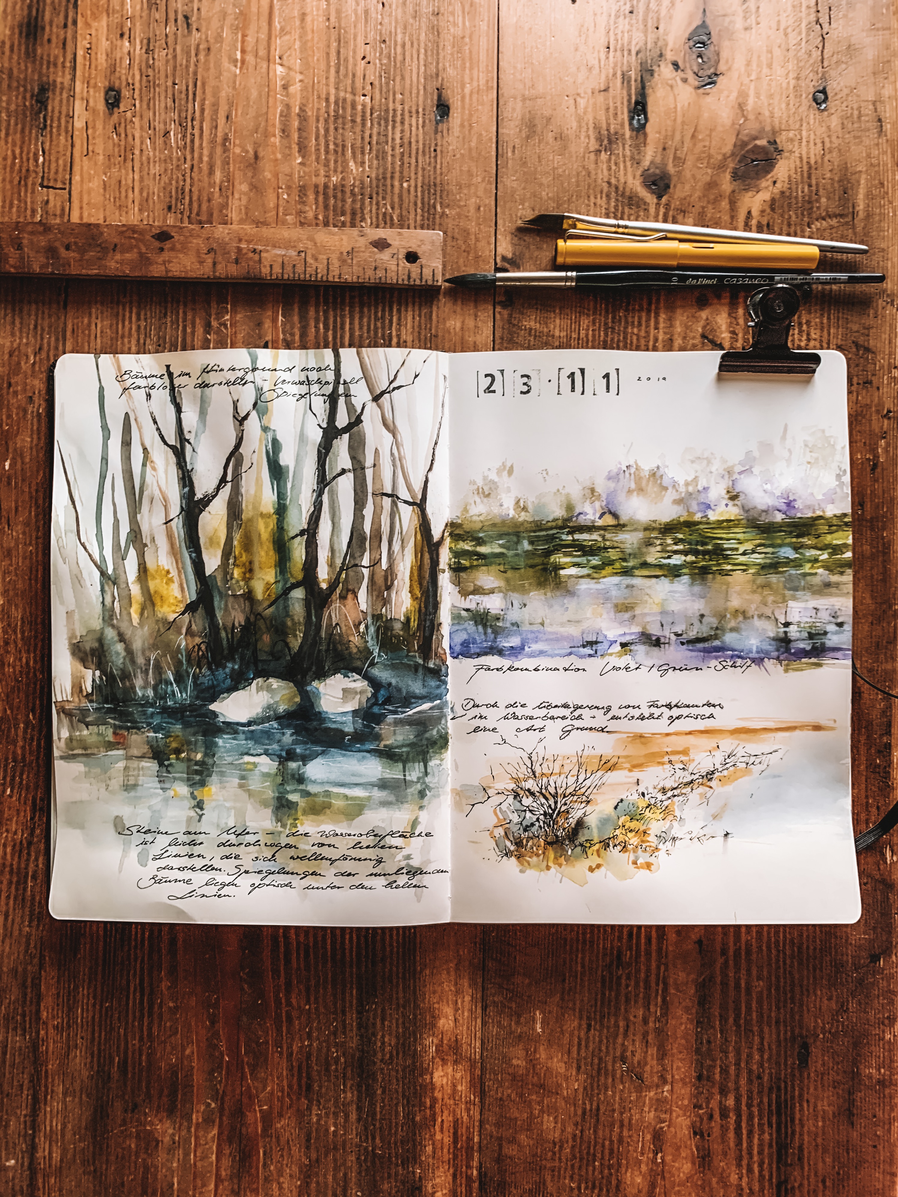 Landscape | Water Sketchbookpage