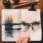 Sketch  | Watercolors + Black Ink