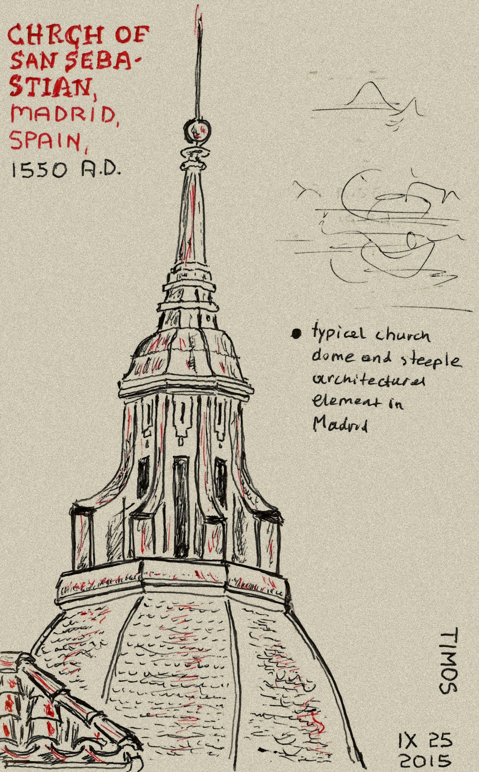 Madrid steeple – refined