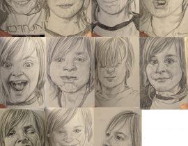 Pages from my moleskine.. my son