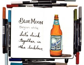 Blue moon beer