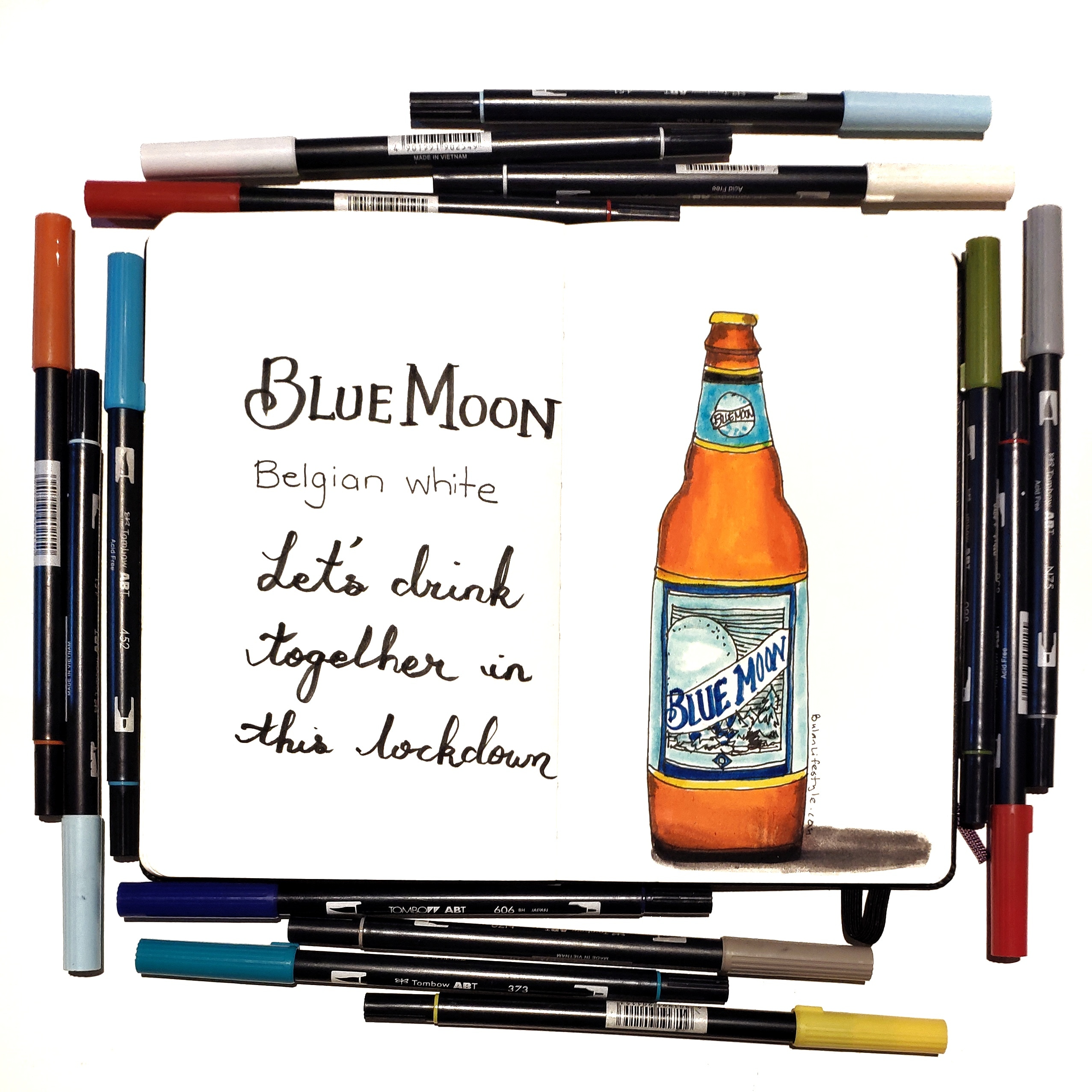 Blue moon beer