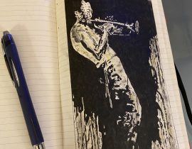 working on a lonely jazz musician