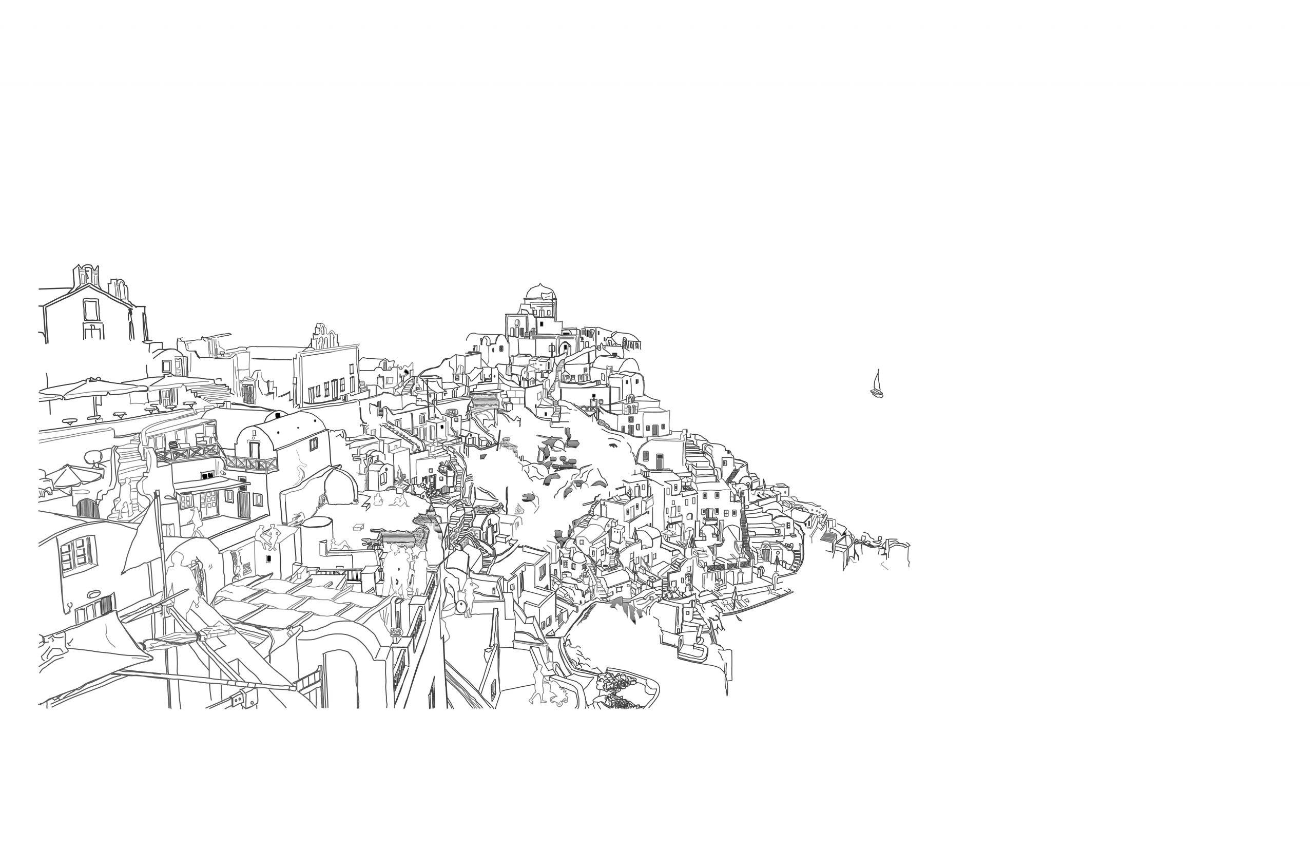 Santorini canvas | 09.28.2020