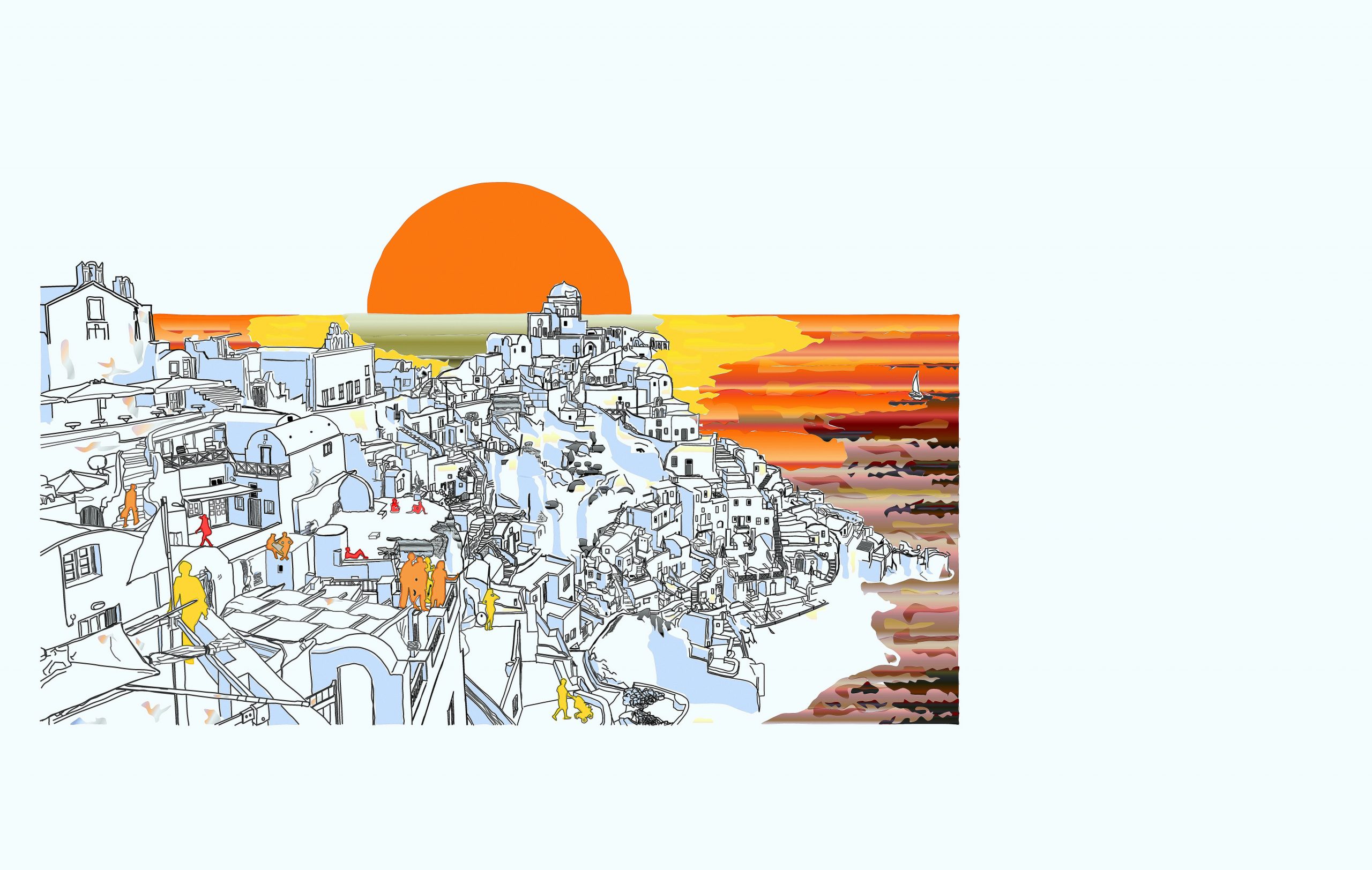 Santorini canvas | 10.09.2020