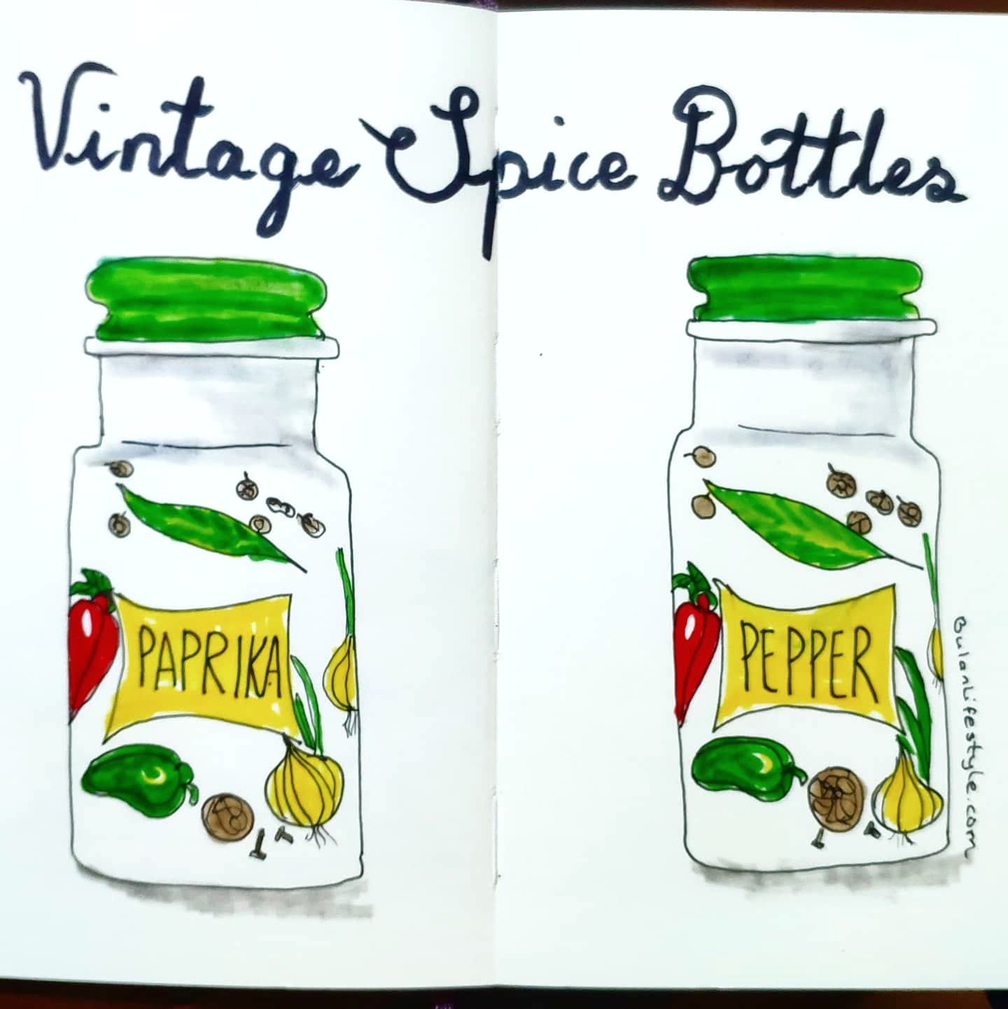 Spice bottles