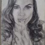 Lana in pencil