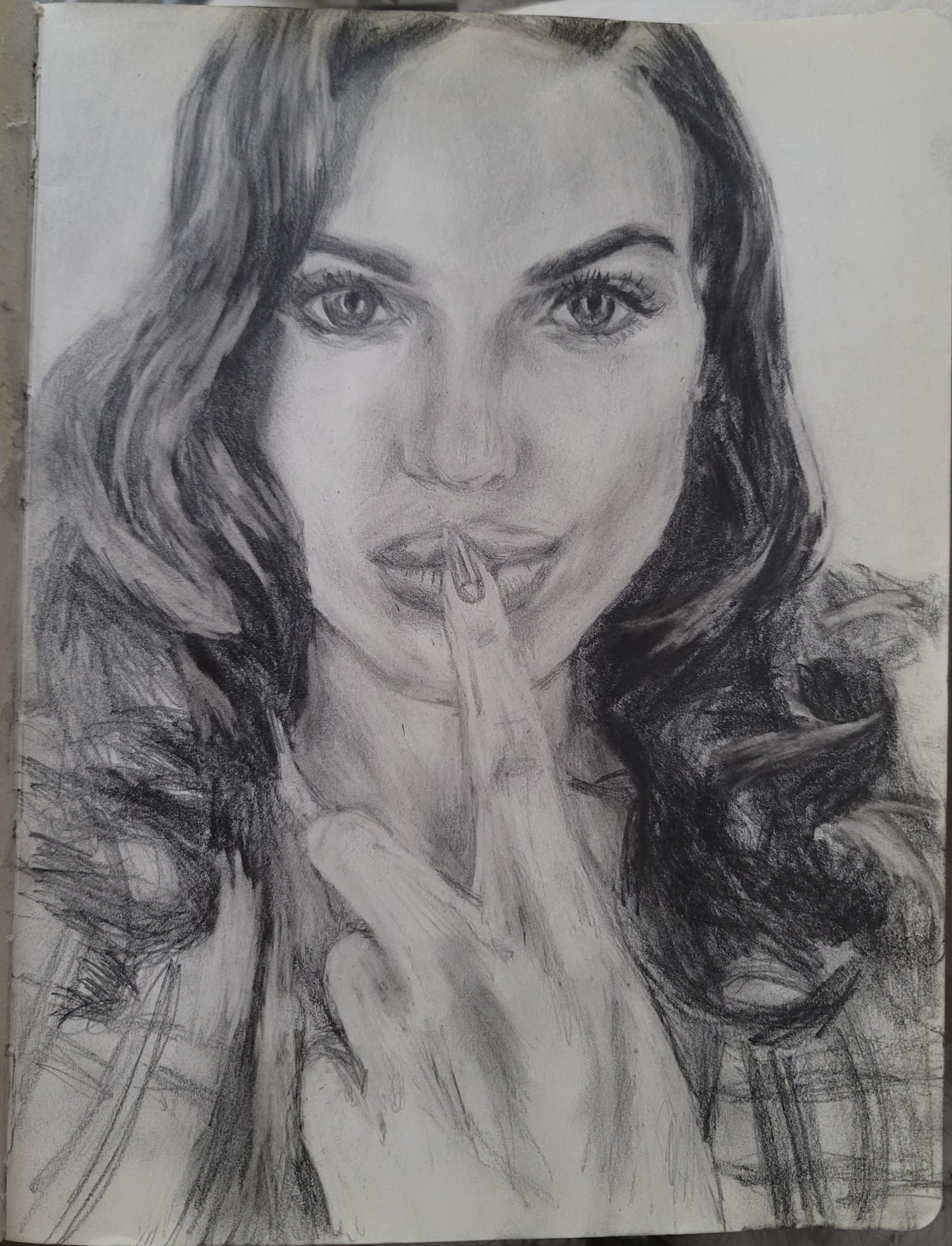 Lana in pencil
