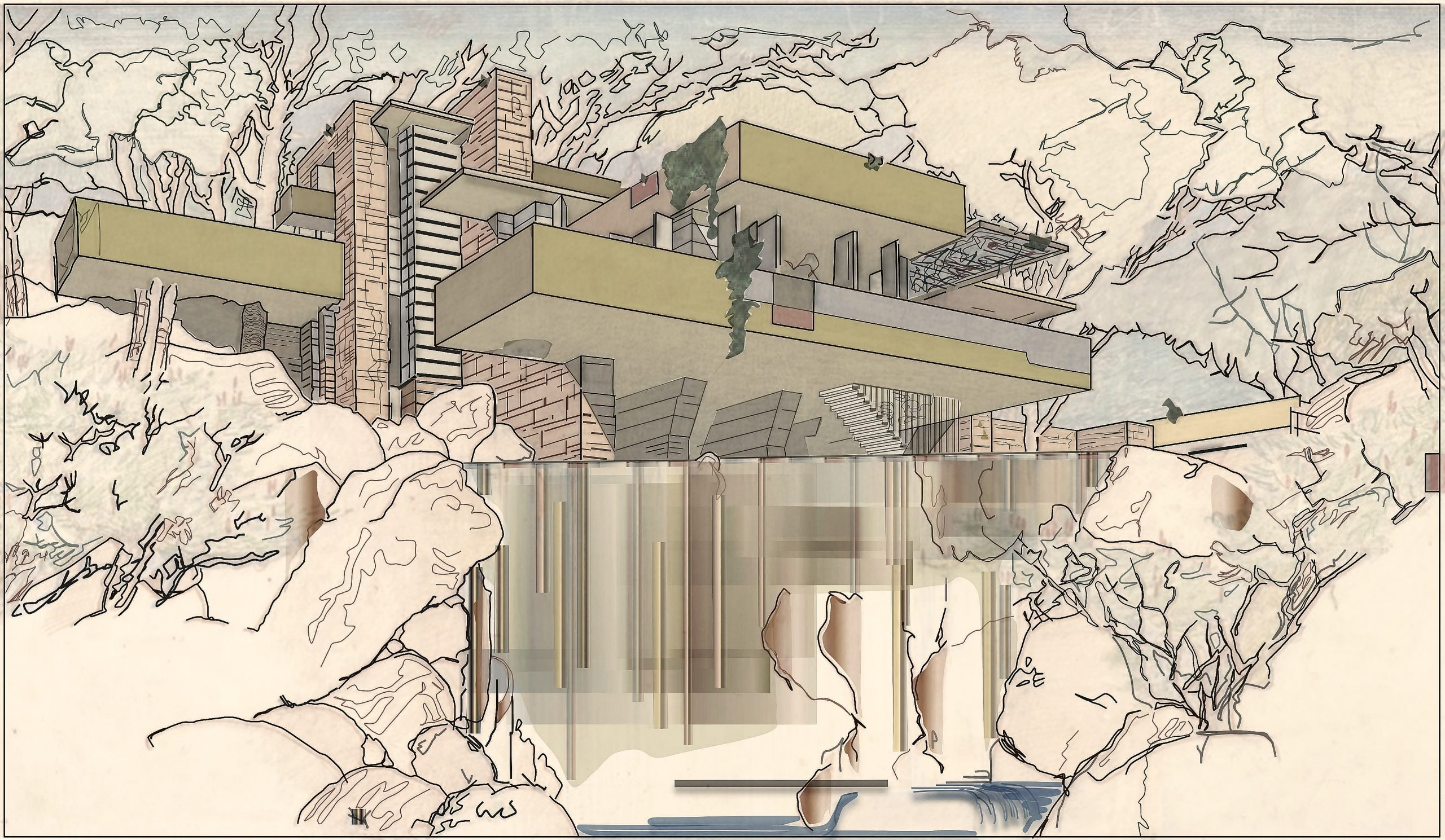 fallingwater / details added