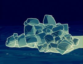 study of heap of stones, for 3D model