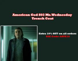 American God S03 Mr. Wednesday Trench Coat