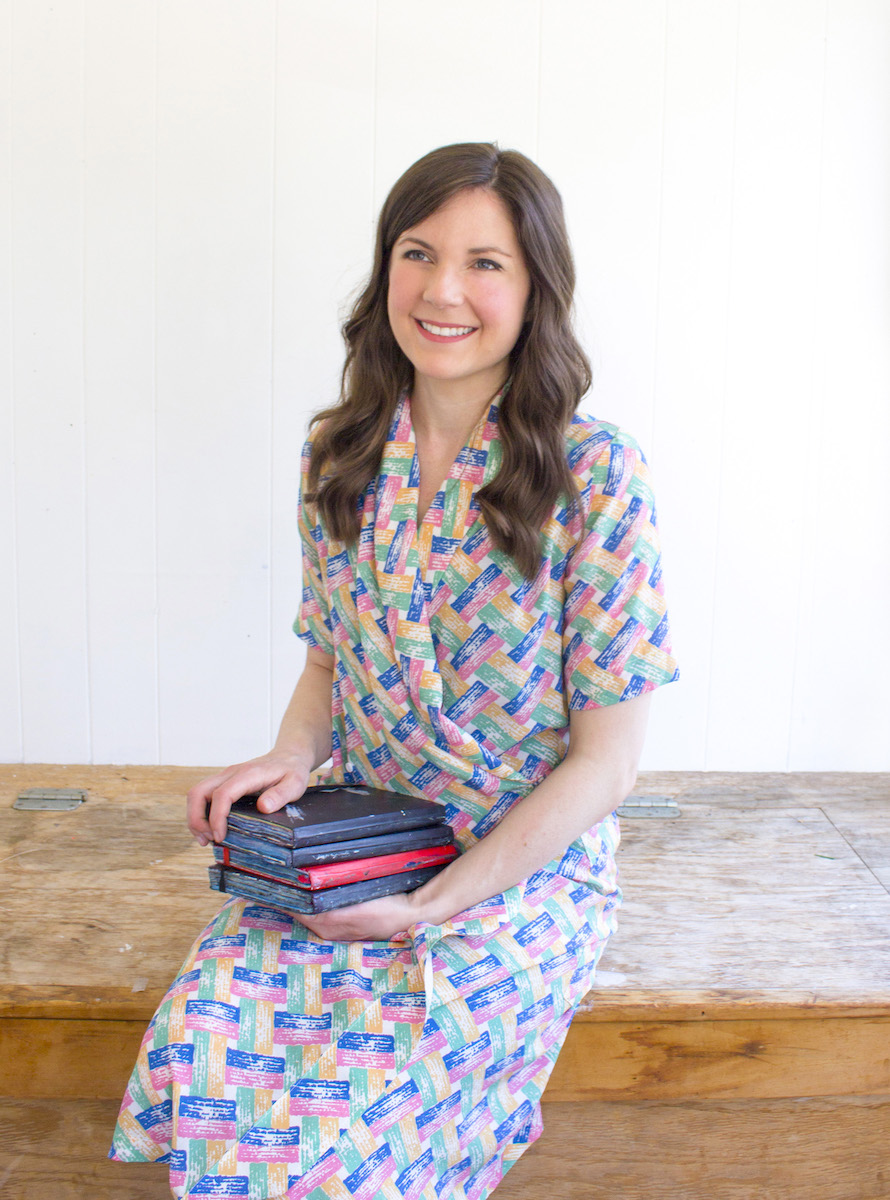 Missy and her Moleskine sketchbooks