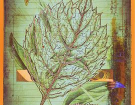 plantae | encaustic plate 09