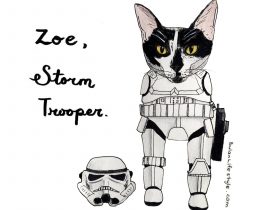 Zoe the storm trooper