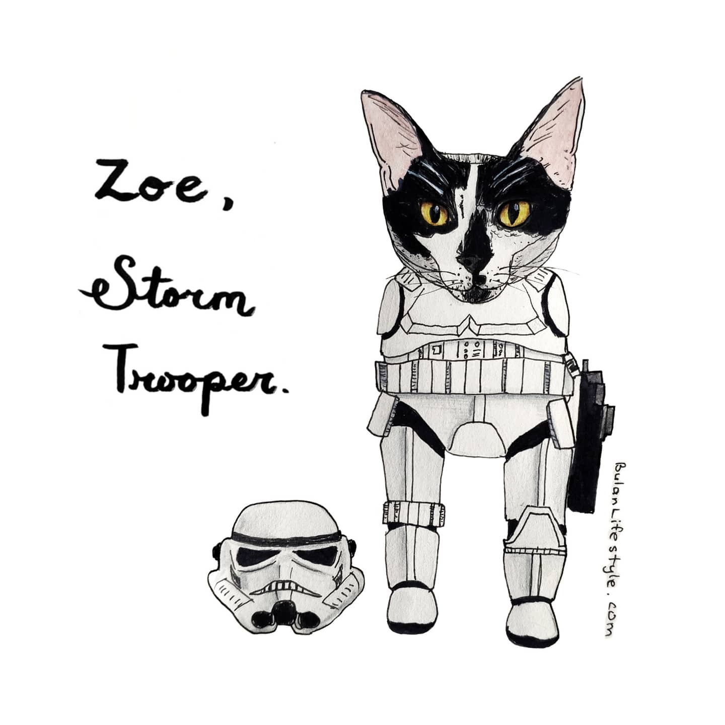 Zoe the storm trooper