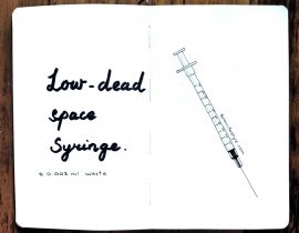Low dead space syringe