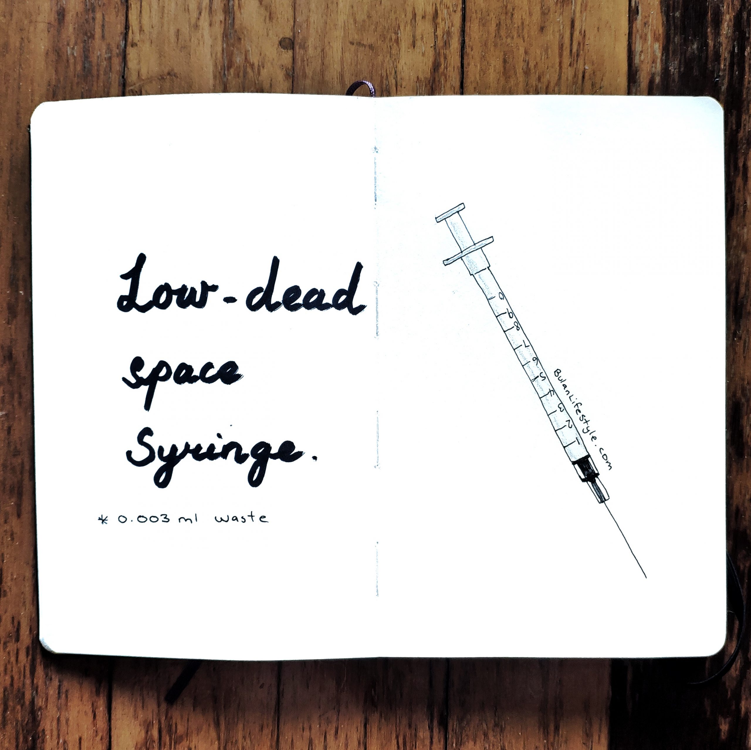 Low dead space syringe