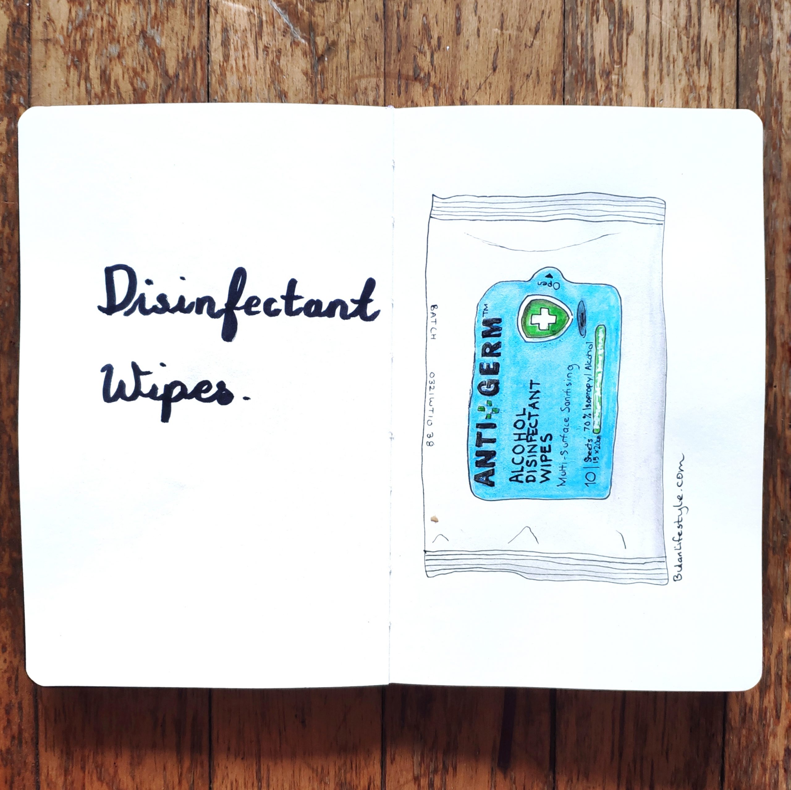 Disinfectant wipes