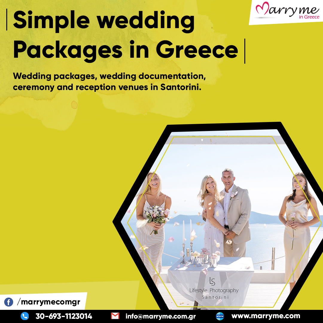 Simple Wedding Packages in Greece
