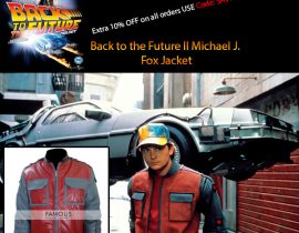Back to the Future II Michael J. Fox Jacket