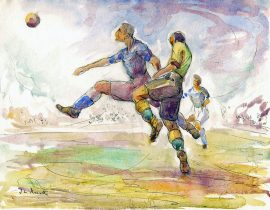 Inspired by Footy Watercolour