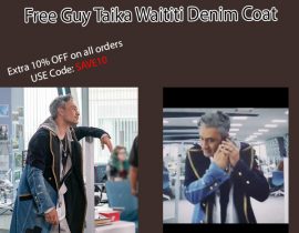 Free Guy Taika Waititi Denim Coat