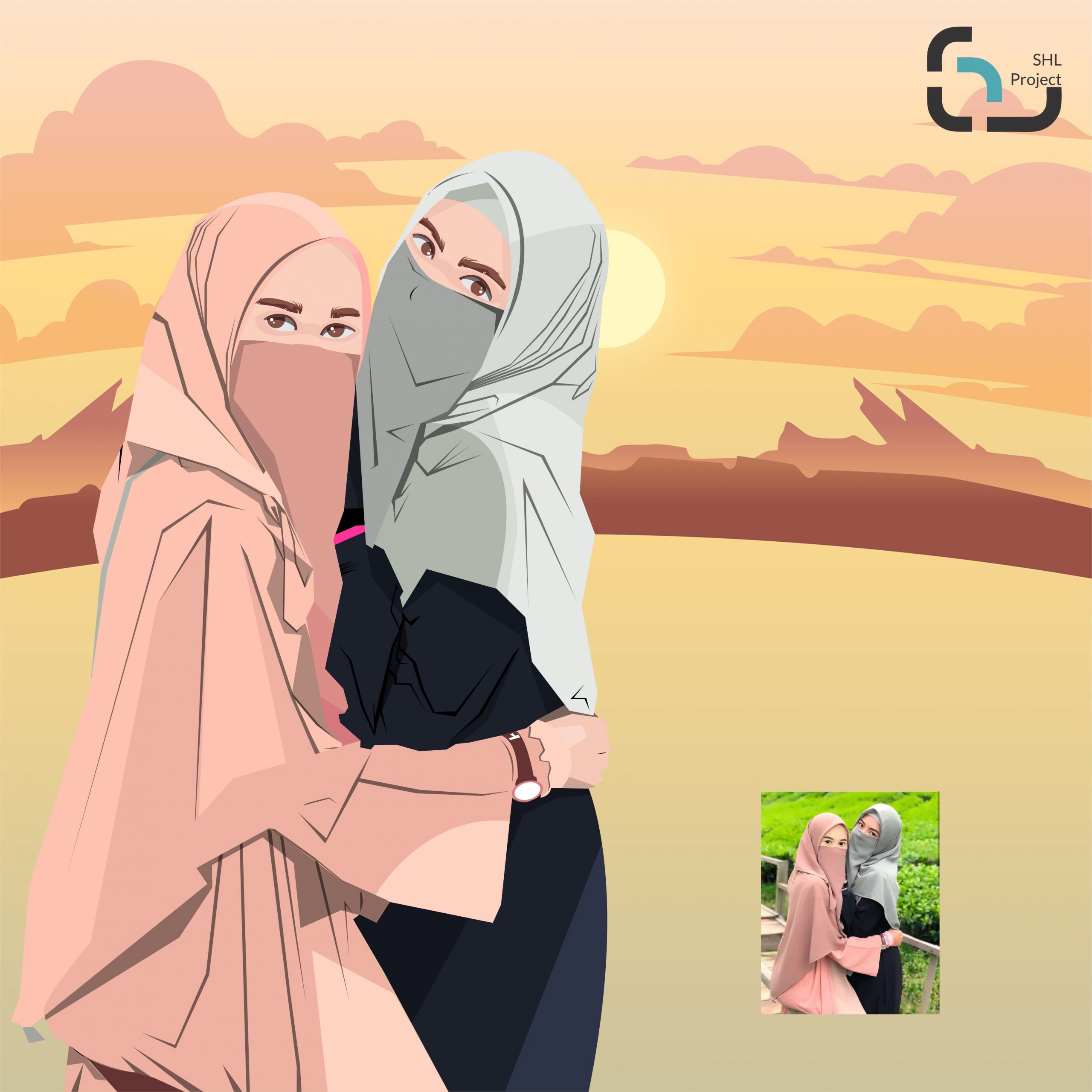 Vector Hijab