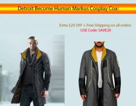 Detroit Become Human Markus Cosplay Coat