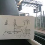 Sketch on a train No. 3