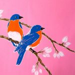 Sakura Bird Art