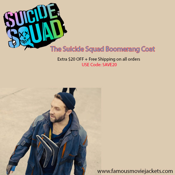 The Suicide Squad Boomerang Coat