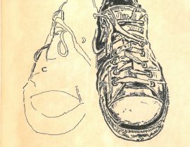 draft study for upcoming shoes sketch