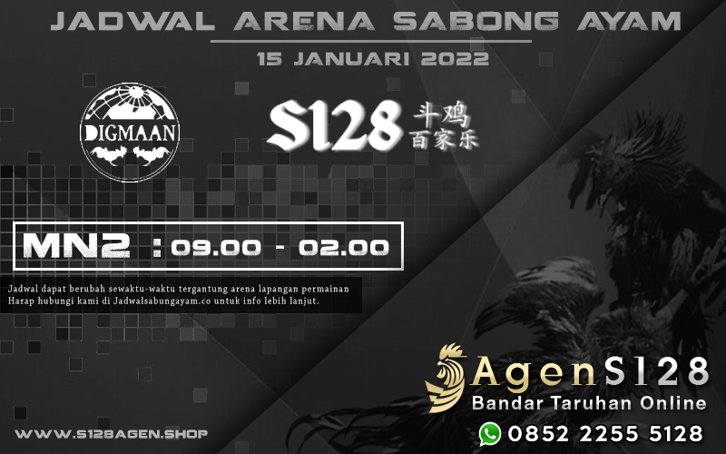 Jadwal Arena Sabong Ayam S128 – 15 Januari 2022