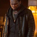 Power 50 Cent Black Shearling Leather Jacket