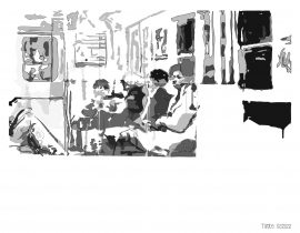 NYC subway scene | 02.14.2022