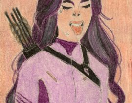 Hawkeye (Kate Bishop) Anime Drawing