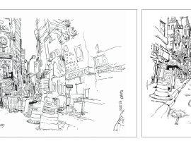 diptych – views of Times Sq