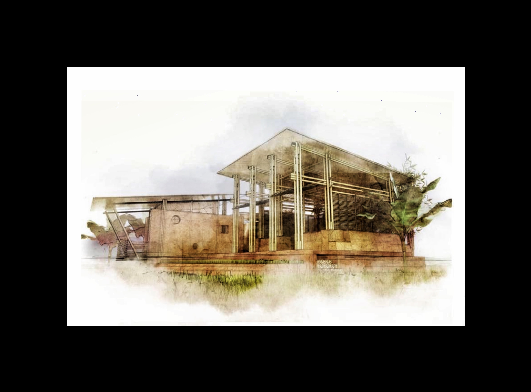 study for villa in Southeast Asia / draft