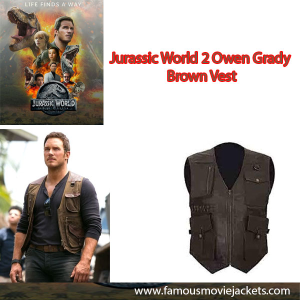 Jurassic World 2 Owen Grady Brown Vest
