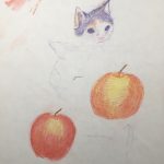 Apples and Mittenz the cat