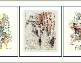 triptych of New York