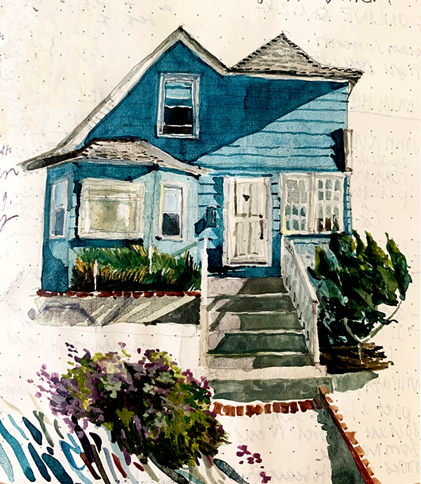 Manhattan Beach, CA — Blue House